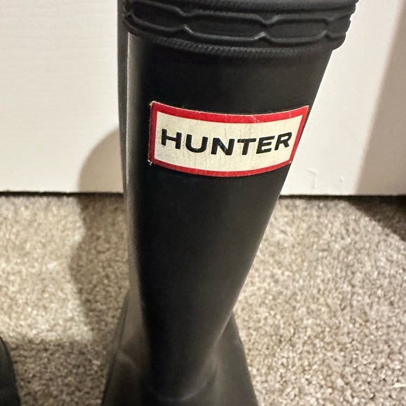 Hunter Black Rain Boots - Picture 6 of 12